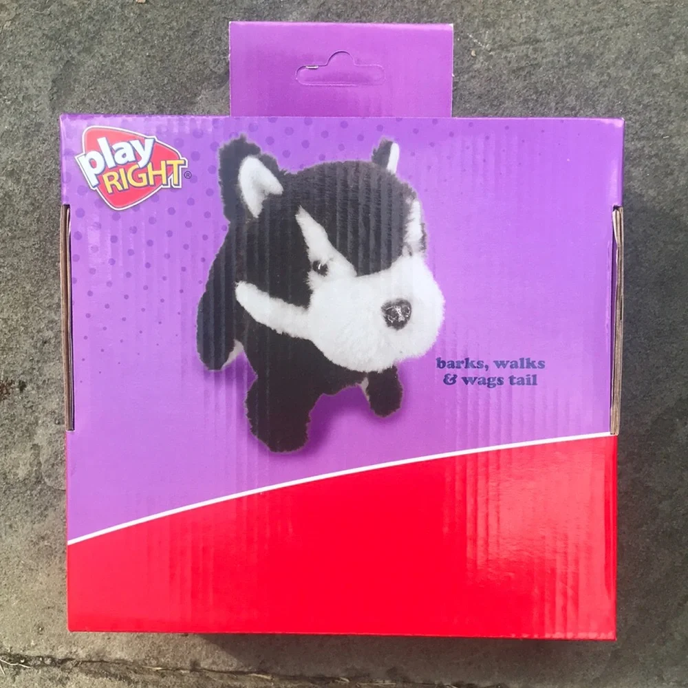 Interactive Remote Control Puppy - Black and White